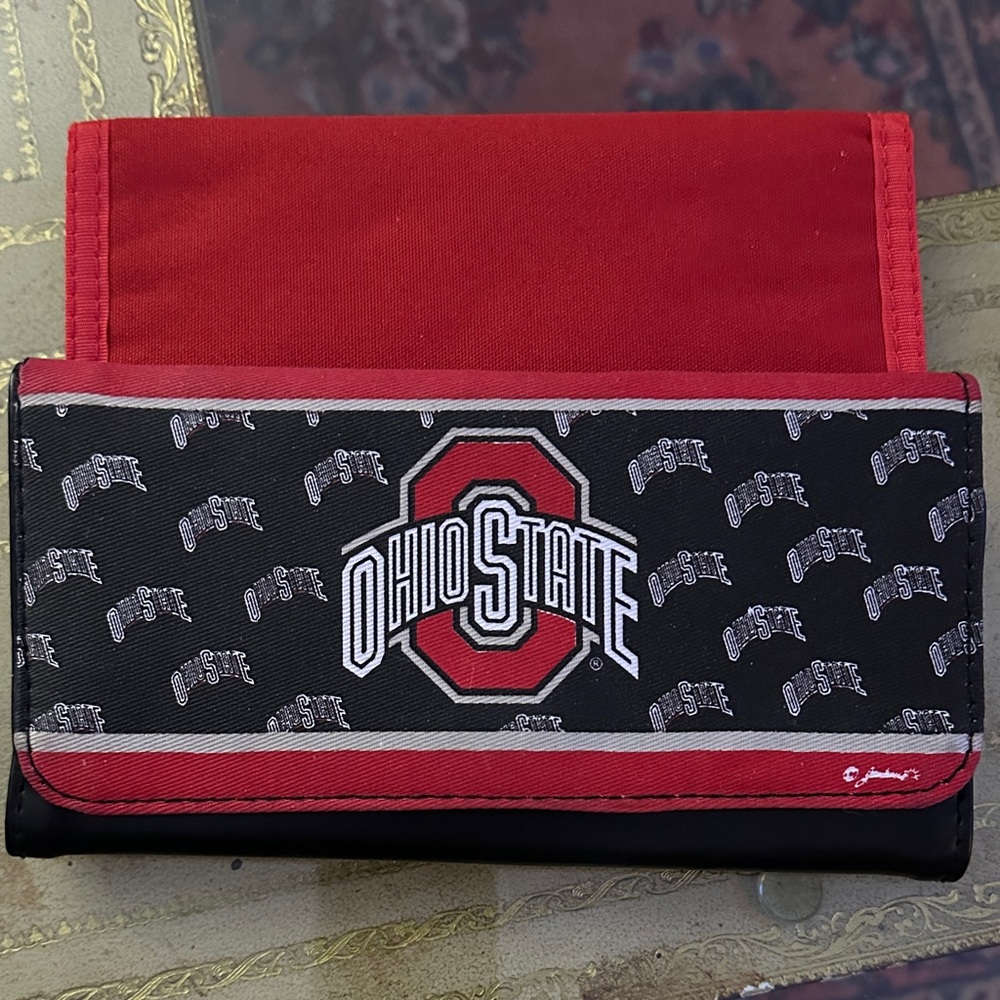 Ohio State Red and Black Wallet